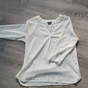 Notch neck blouse
